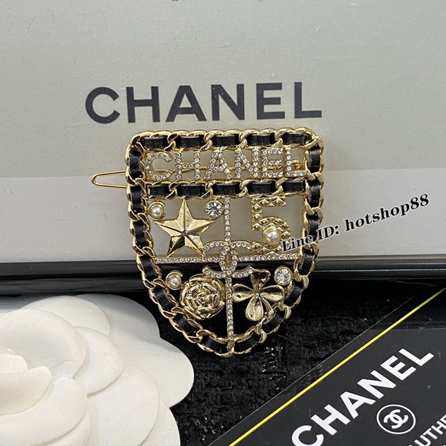 Chanel專櫃新款飾品 香奈兒經典熱銷款超火爆髮夾 zgb1462